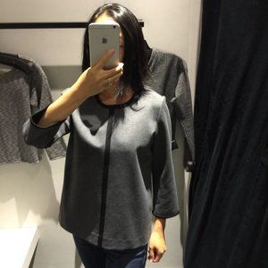 Theory Thora Stretch Long Sleeve Thick Top